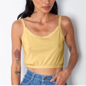 East West Shop Cropped Cami Tank Top